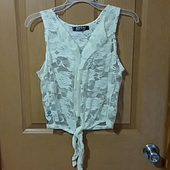 OPPA! Tops - OPPA! Lace blouse M